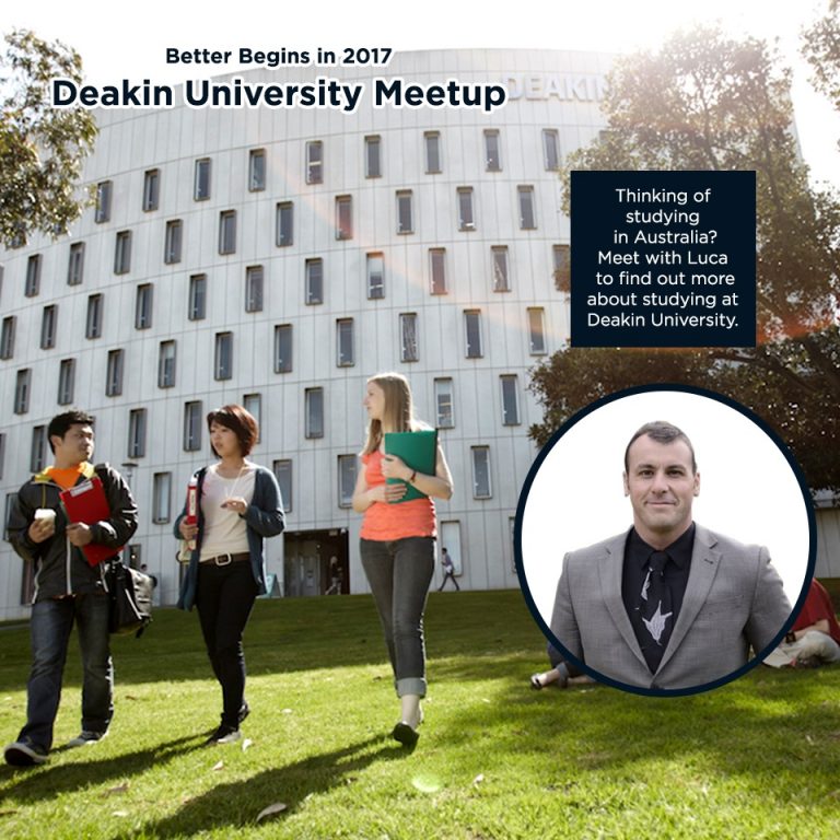 Deakin University Meetup! (Better Begins in 2017)